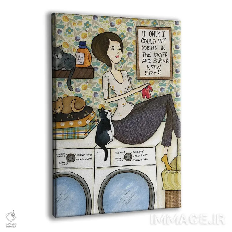 تابلو دکوراتیو کاش اگر اثر جیمی موراث - نمای پرسپکتیو محصول