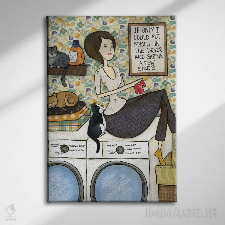 تابلو دکوراتیو کاش اگر اثر جیمی موراث - نمای روبهرو روی دیوار