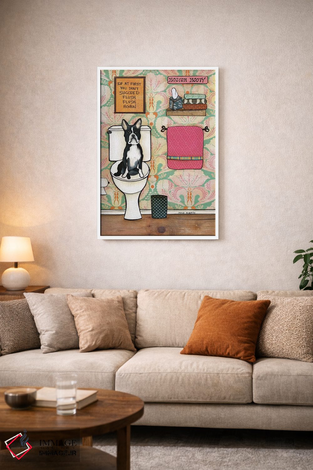 تابلو دکوراتیو دوباره سیفون بکش اثر جیمی موراث - D2W