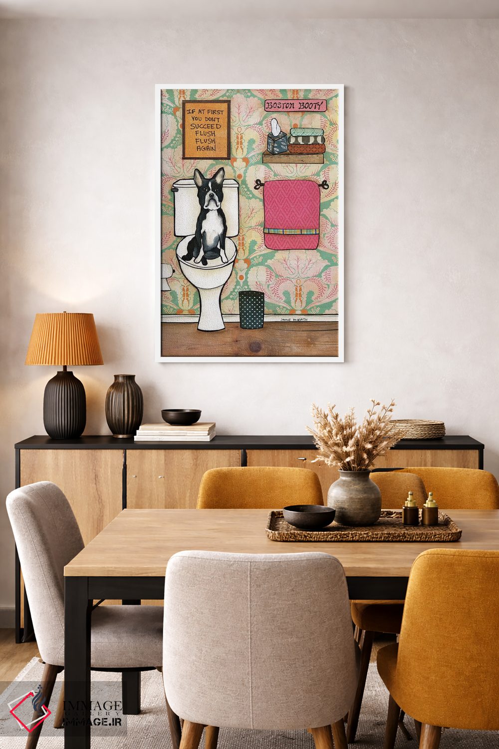 تابلو دکوراتیو دوباره سیفون بکش اثر جیمی موراث - D4W