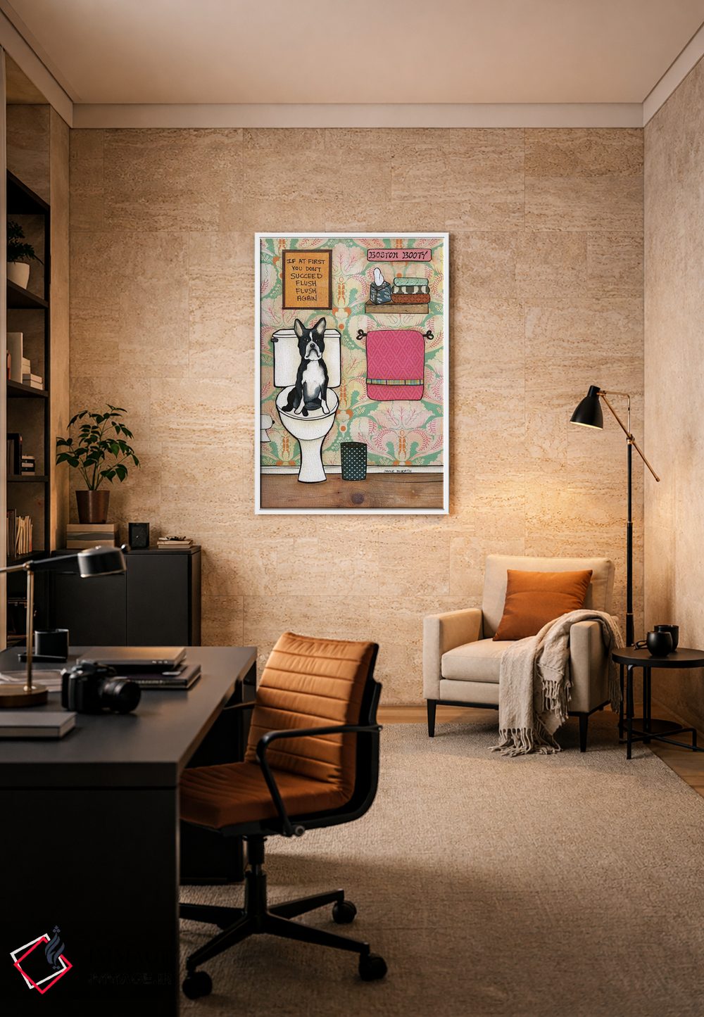 تابلو دکوراتیو دوباره سیفون بکش اثر جیمی موراث - D5W