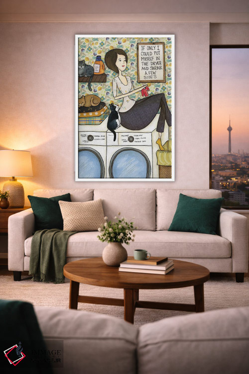 تابلو دکوراتیو کاش اگر اثر جیمی موراث - D1W