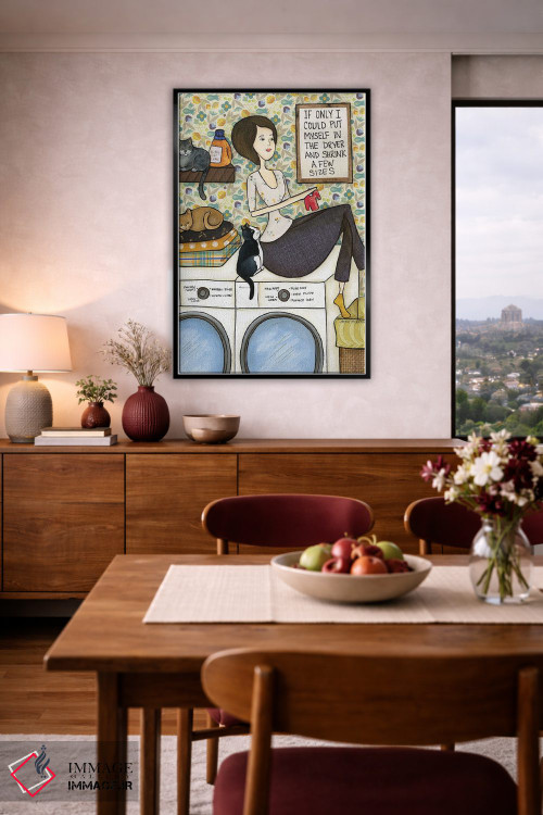 تابلو دکوراتیو کاش اگر اثر جیمی موراث - D3B