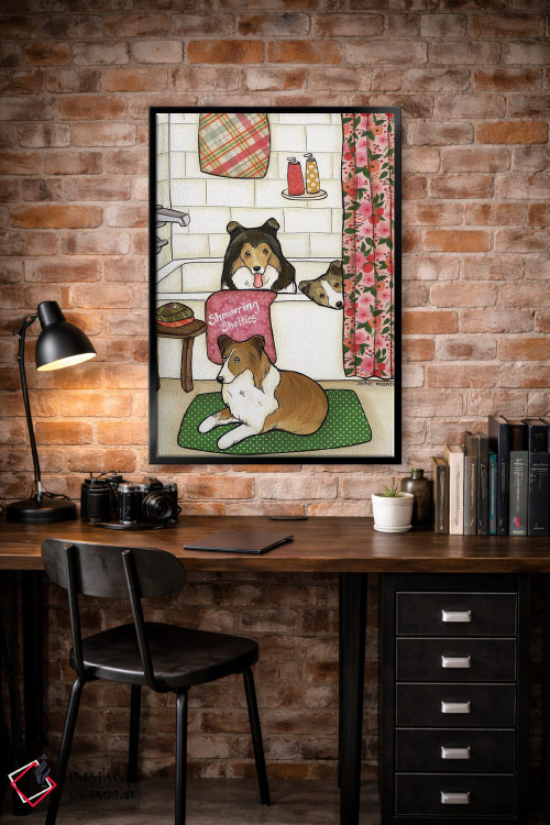 تابلو دکوراتیو شستن شلتی ها اثر جیمی موراث - D5B