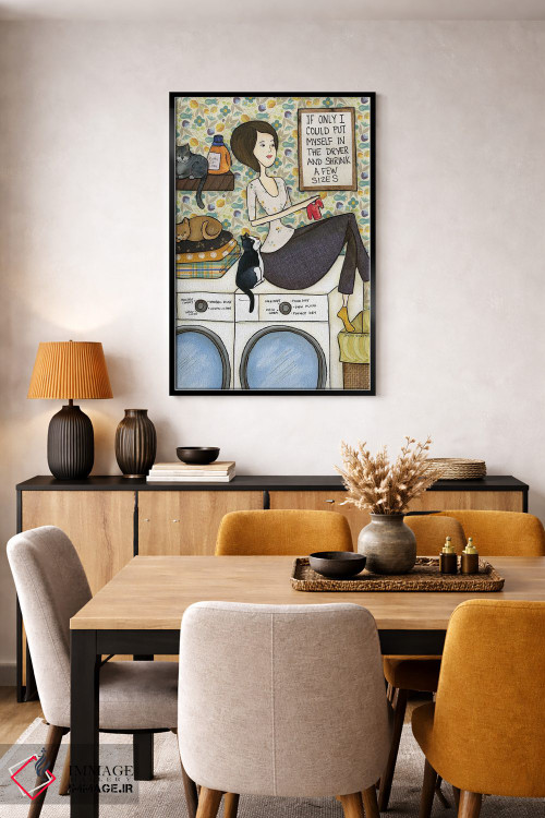 تابلو دکوراتیو کاش اگر اثر جیمی موراث - D5B