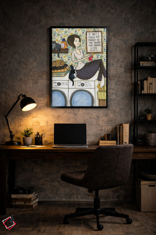 تابلو دکوراتیو کاش اگر اثر جیمی موراث - D6B