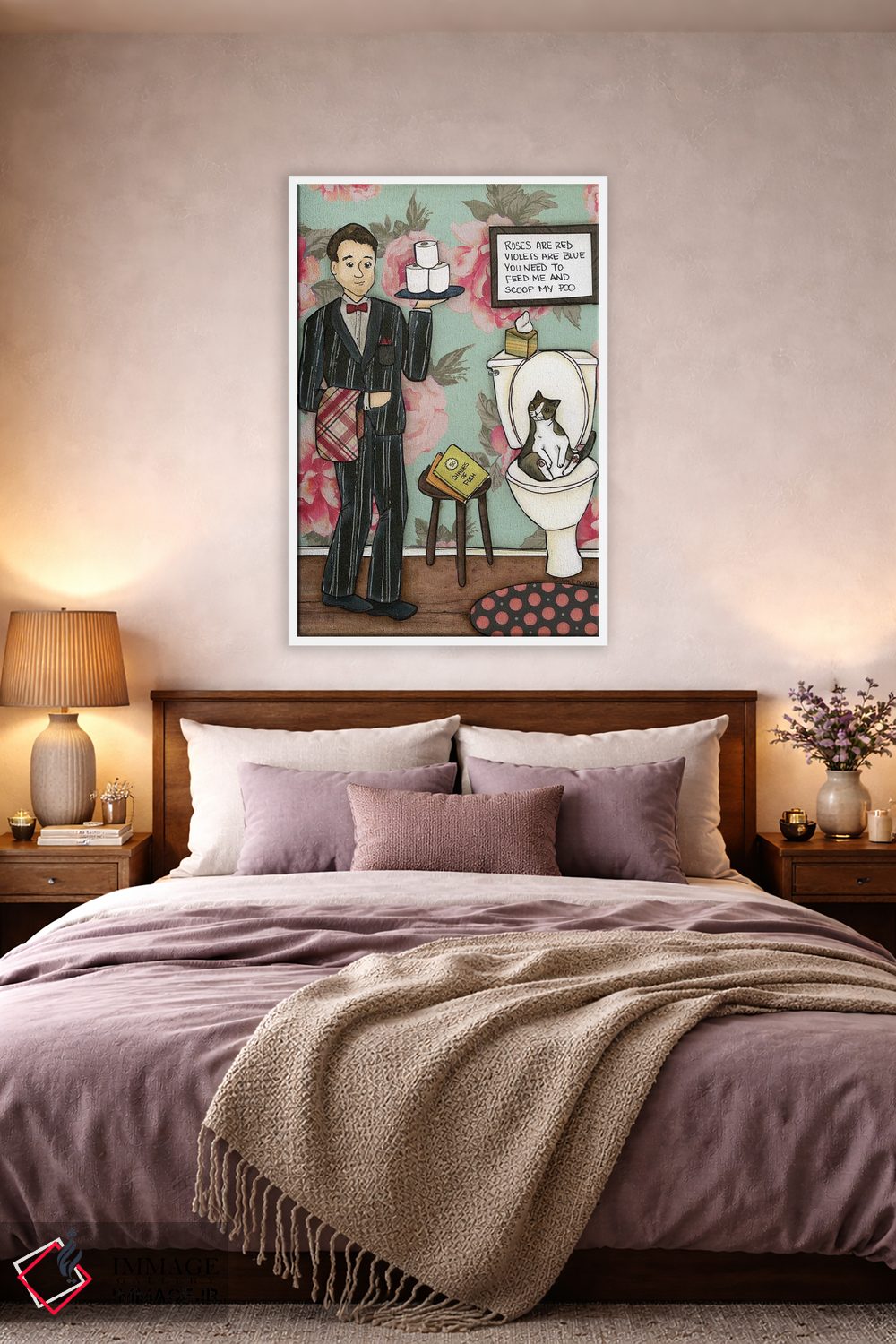 تابلو دکوراتیو گل های رز قرمز هستند اثر جیمی موراث - D3W