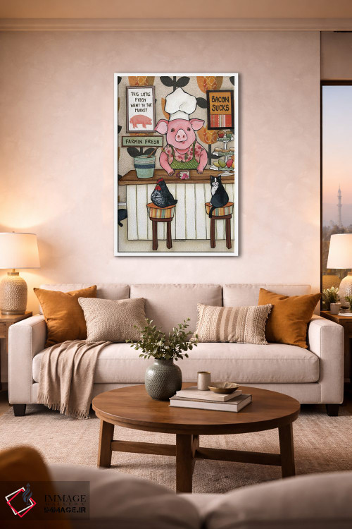 تابلو دکوراتیو بیکن افتضاحه اثر جیمی موراث - D1W