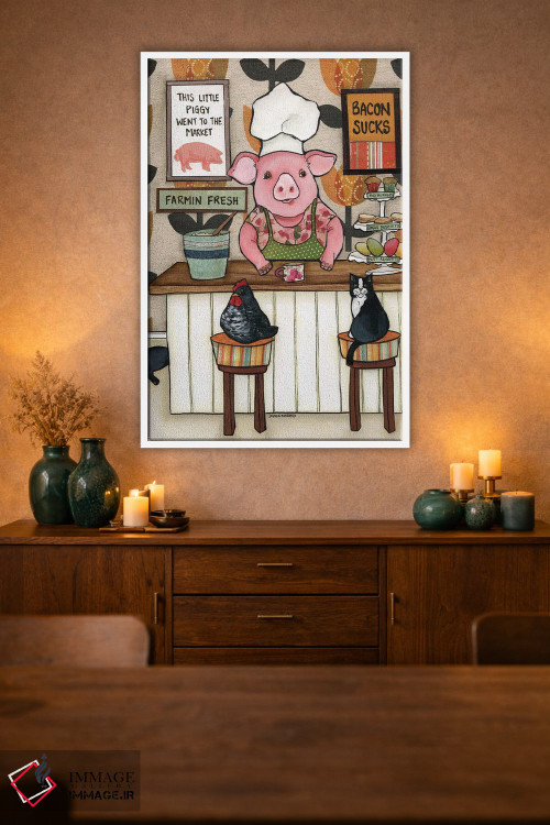 تابلو دکوراتیو بیکن افتضاحه اثر جیمی موراث - D2W