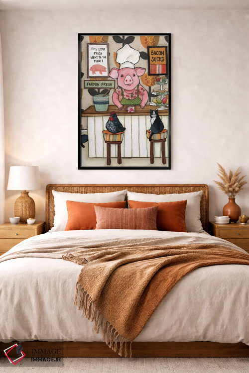 تابلو دکوراتیو بیکن افتضاحه اثر جیمی موراث - D5B