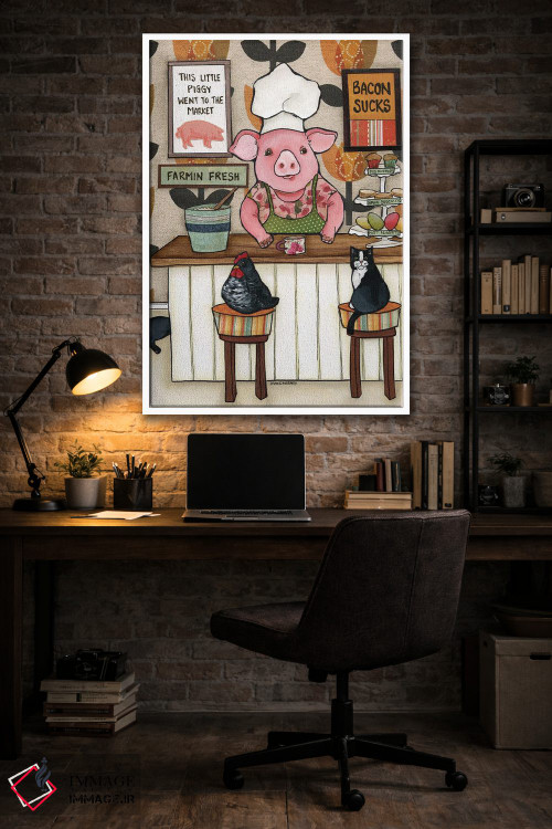 تابلو دکوراتیو بیکن افتضاحه اثر جیمی موراث - D4W