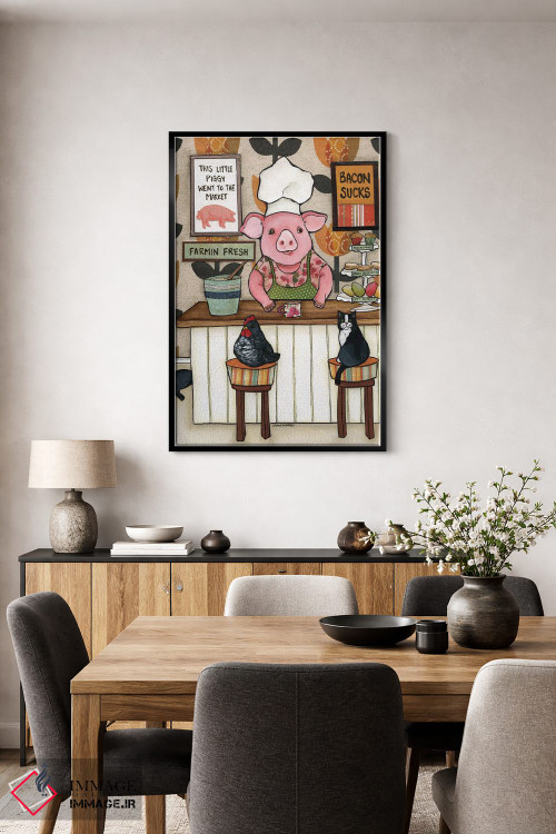 تابلو دکوراتیو بیکن افتضاحه اثر جیمی موراث - D6B