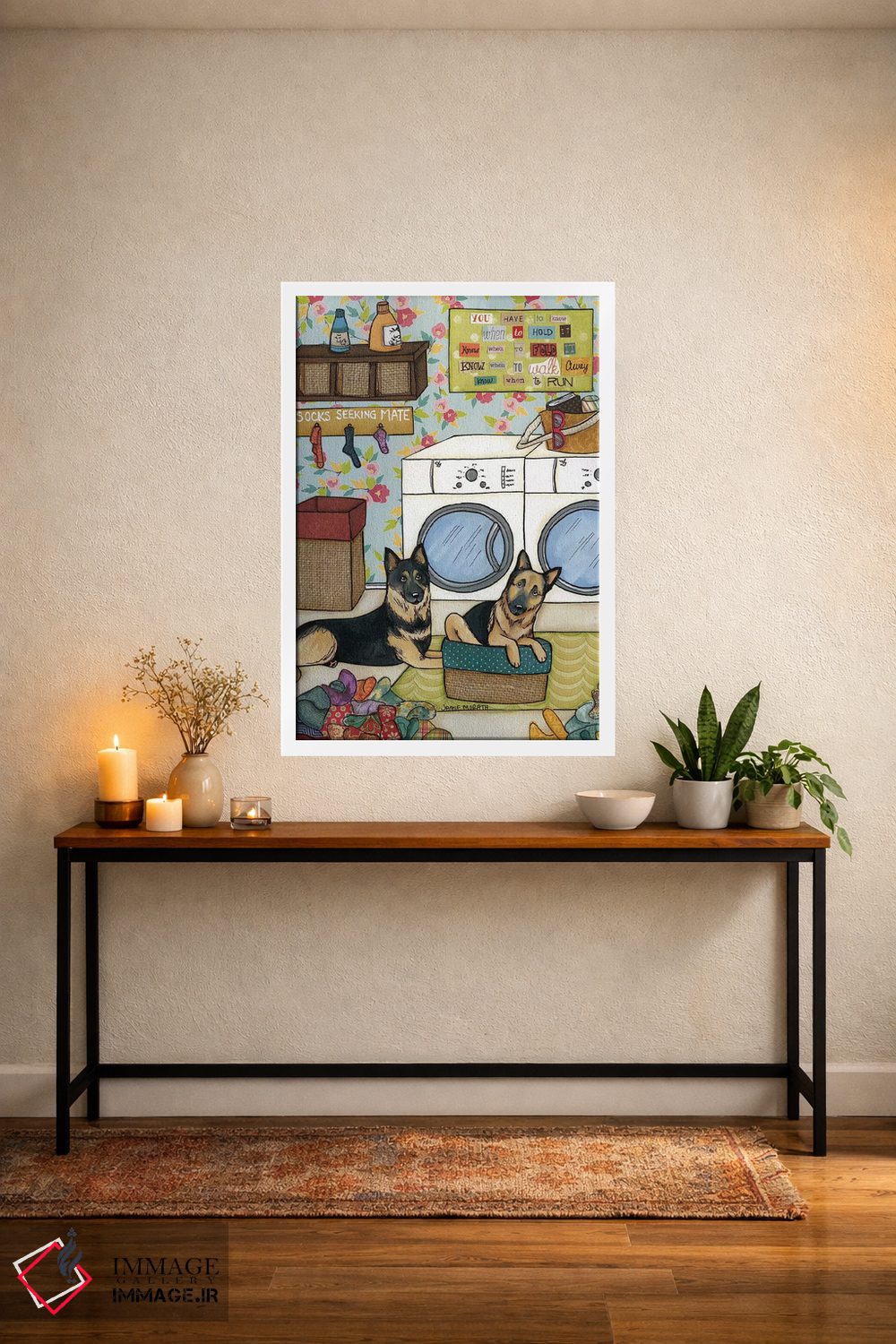 تابلو دکوراتیو بدان کی باید فرار کنی اثر جیمی موراث - D3W