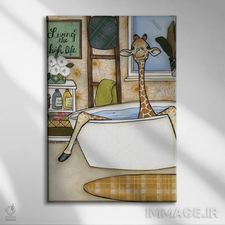 تابلو دکوراتیو زندگی سطح بالا اثر جیمی موراث - نمای روبهرو روی دیوار