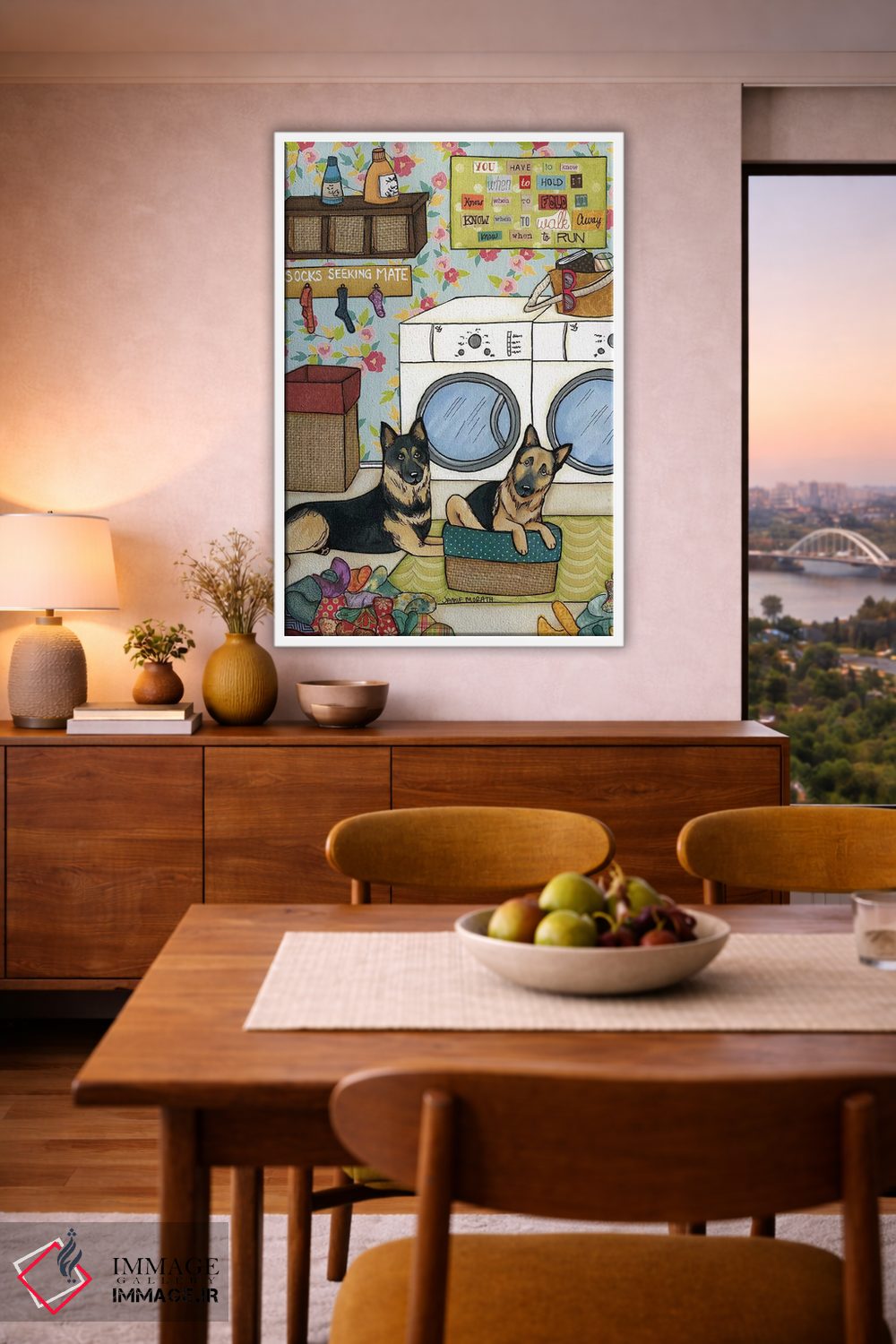 تابلو دکوراتیو بدان کی باید فرار کنی اثر جیمی موراث - D6W