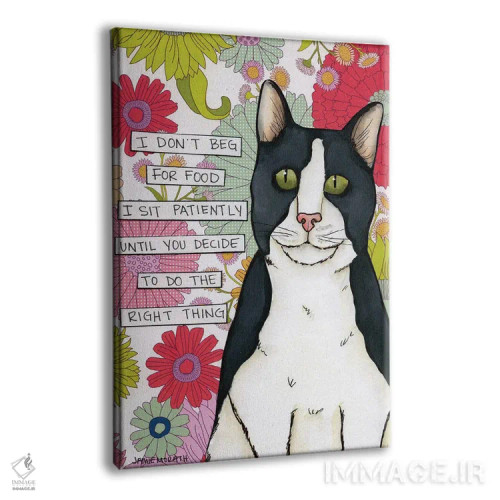 تابلو دکوراتیو من التماس نمی کنم اثر جیمی موراث - نمای پرسپکتیو محصول