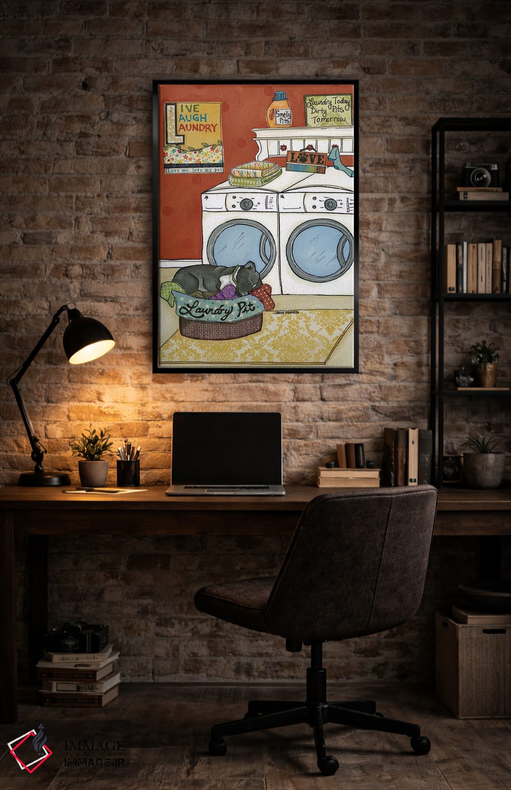 تابلو دکوراتیو گودال لباس شویی اثر جیمی موراث - D4B