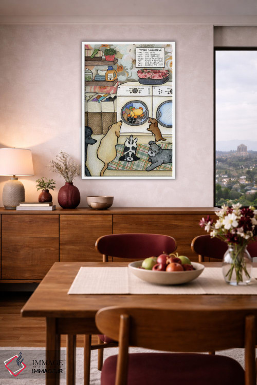 تابلو دکوراتیو برنامه شستشو اثر جیمی موراث - D3W