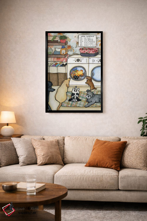تابلو دکوراتیو برنامه شستشو اثر جیمی موراث - D5B
