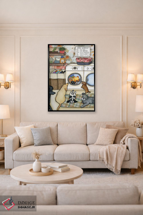 تابلو دکوراتیو برنامه شستشو اثر جیمی موراث - D4B