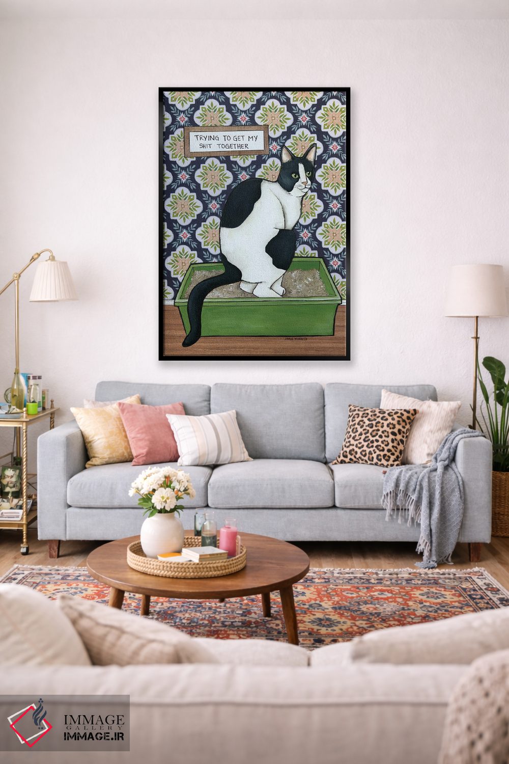 تابلو دکوراتیو تلاش برای رسیدن اثر جیمی موراث - D1B