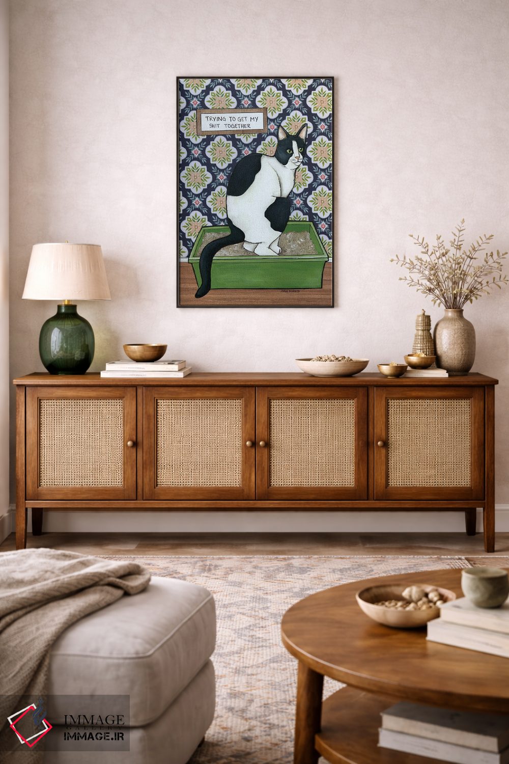 تابلو دکوراتیو تلاش برای رسیدن اثر جیمی موراث - D3B