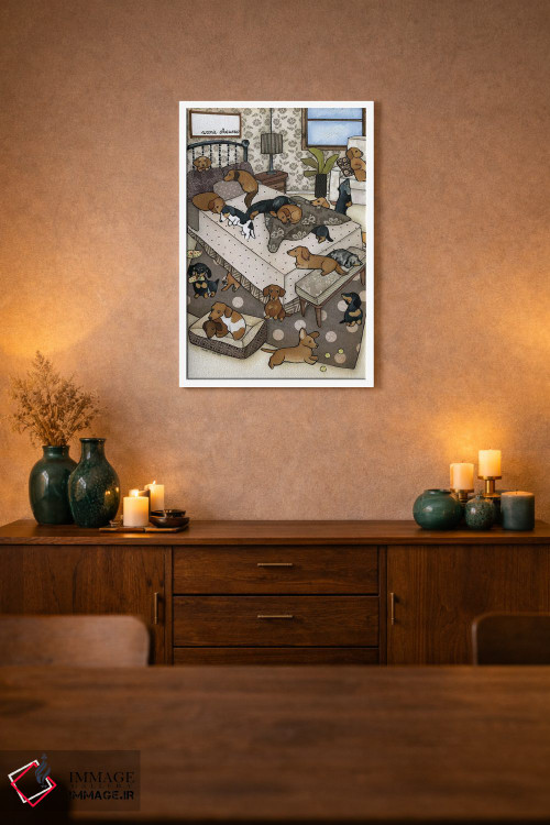 تابلو دکوراتیو رویاهای سوسیسی اثر جیمی موراث - D1W