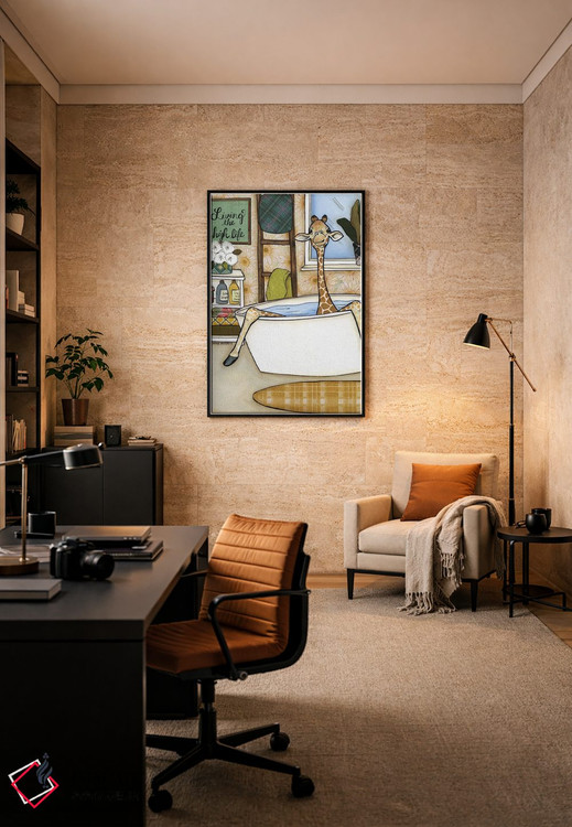 تابلو دکوراتیو زندگی سطح بالا اثر جیمی موراث - D6B