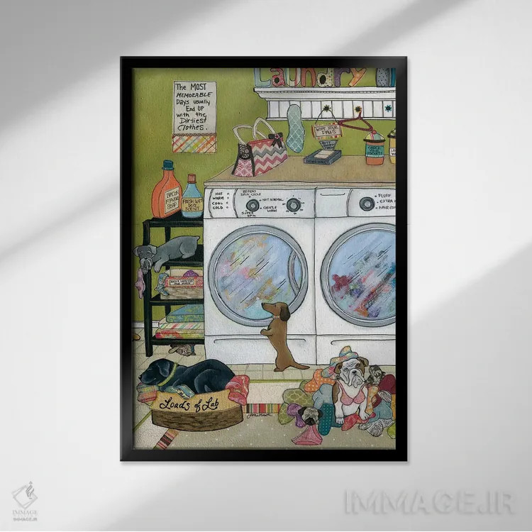 تابلو دکوراتیو به یادماندنی ترین روزها اثر جیمی موراث - نمای قابدار مشکی