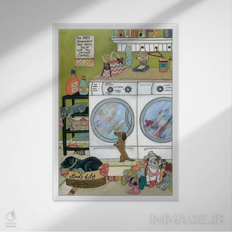 تابلو دکوراتیو به یادماندنی ترین روزها اثر جیمی موراث - نمای قابدار سفید