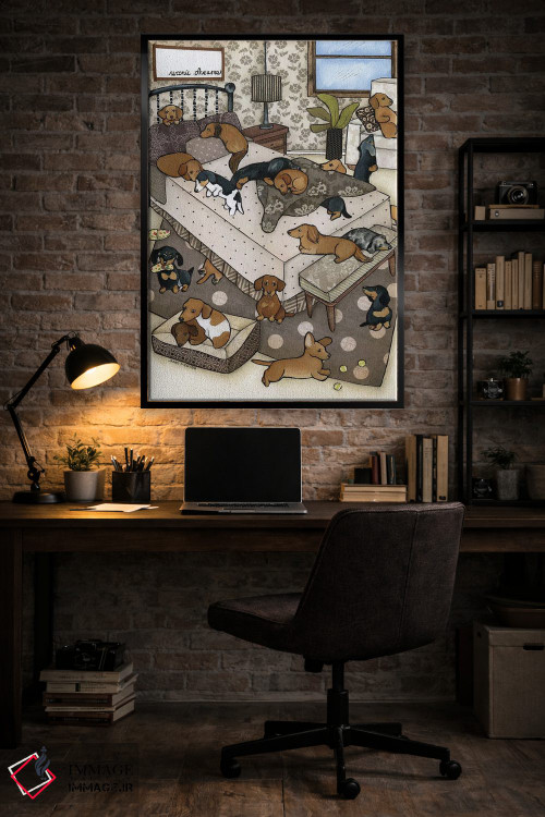 تابلو دکوراتیو رویاهای سوسیسی اثر جیمی موراث - D6B