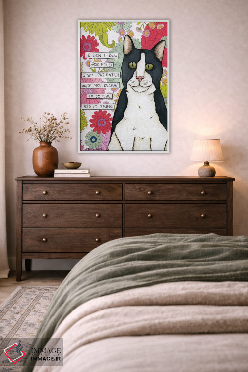 تابلو دکوراتیو من التماس نمی کنم اثر جیمی موراث - D2W