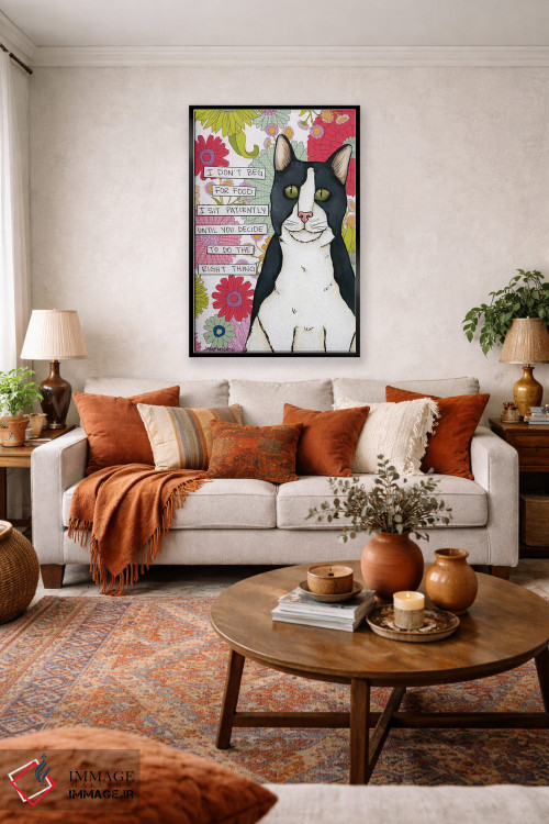 تابلو دکوراتیو من التماس نمی کنم اثر جیمی موراث - D4B