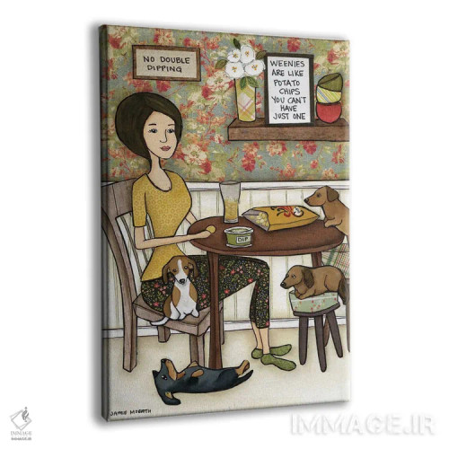 تابلو دکوراتیو چیپس سیب زمینی اثر جیمی موراث - نمای پرسپکتیو محصول