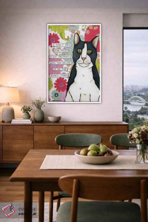 تابلو دکوراتیو من التماس نمی کنم اثر جیمی موراث - D6W