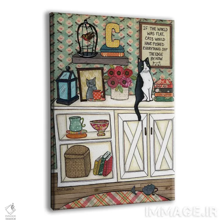 تابلو دکوراتیو لب پرتگاه اثر جیمی موراث - نمای پرسپکتیو محصول