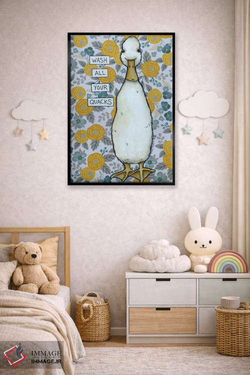 تابلو دکوراتیو قرقر اثر جیمی موراث - D6B