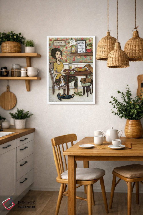 تابلو دکوراتیو چیپس سیب زمینی اثر جیمی موراث - D3W