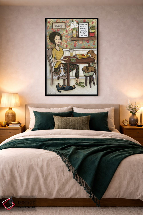 تابلو دکوراتیو چیپس سیب زمینی اثر جیمی موراث - D6B