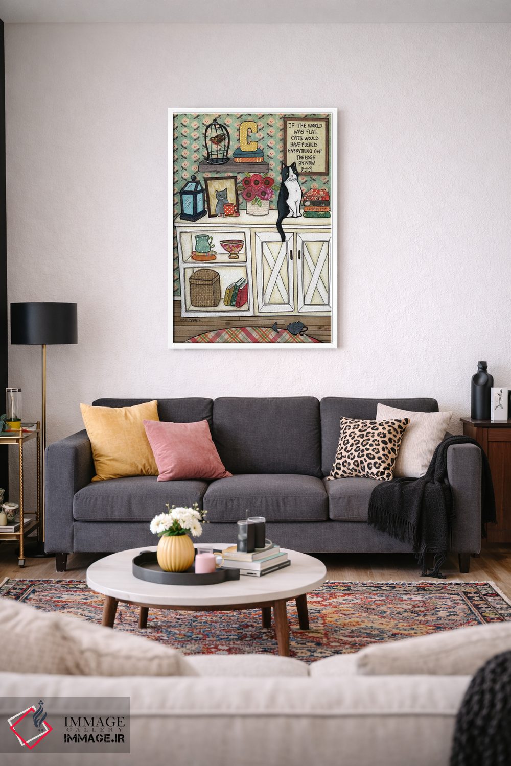 تابلو دکوراتیو لب پرتگاه اثر جیمی موراث - D5W