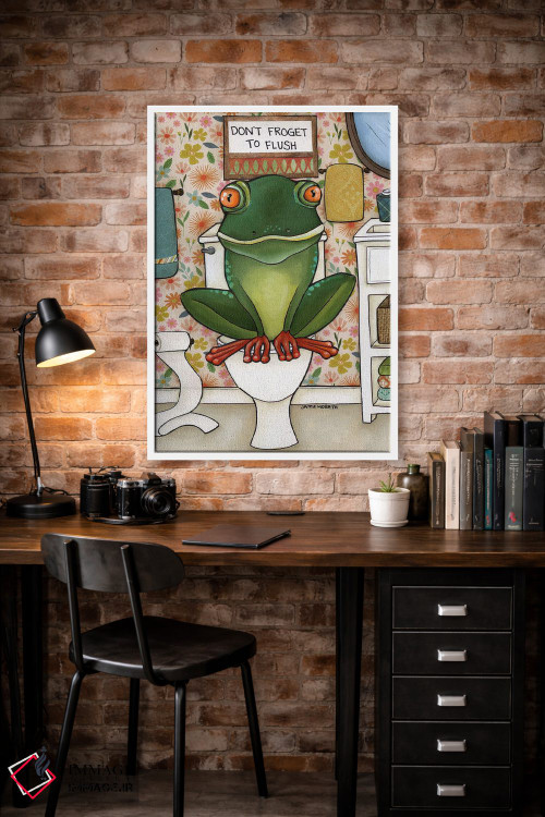 تابلو دکوراتیو فراموش کن سیفون را بکشی اثر جیمی موراث - D1W