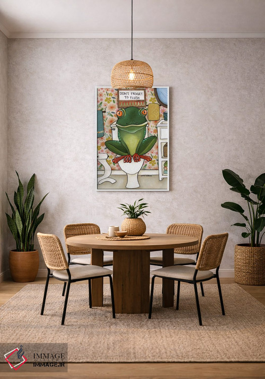 تابلو دکوراتیو فراموش کن سیفون را بکشی اثر جیمی موراث - D2W
