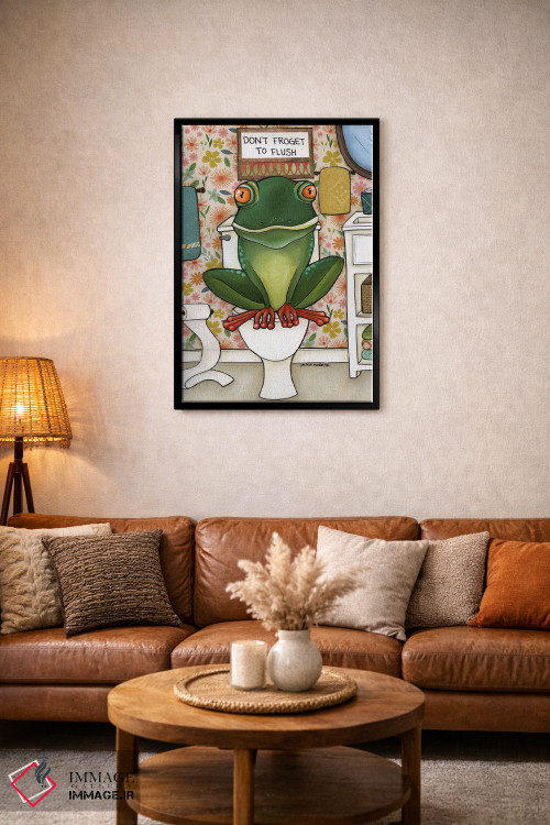 تابلو دکوراتیو فراموش کن سیفون را بکشی اثر جیمی موراث - D4B