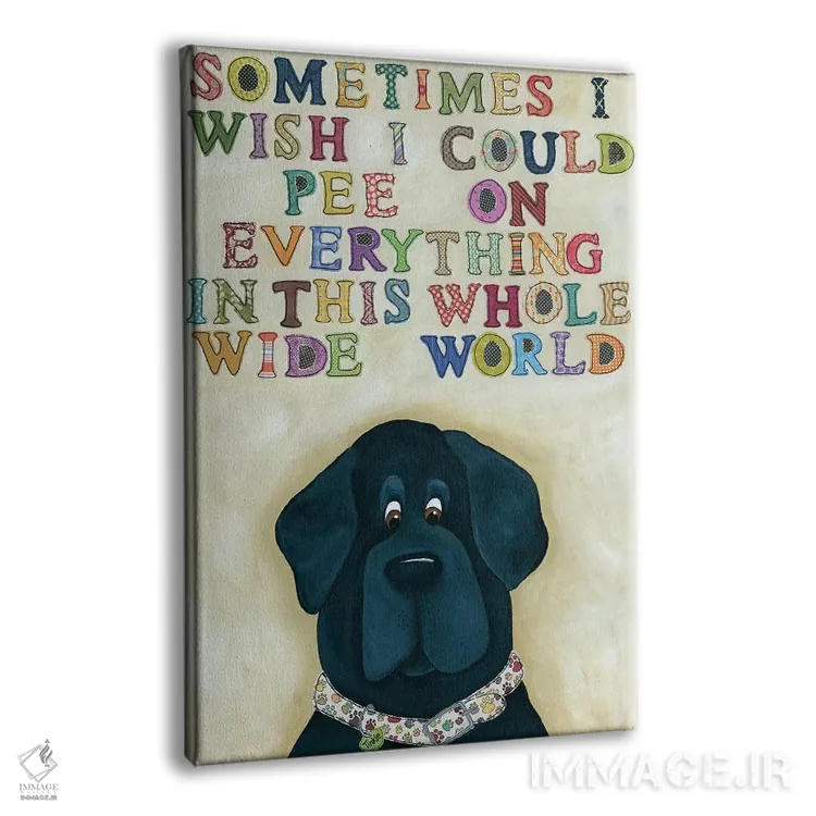 تابلو دکوراتیو گاهی آرزو می کنم اثر جیمی موراث - نمای پرسپکتیو محصول