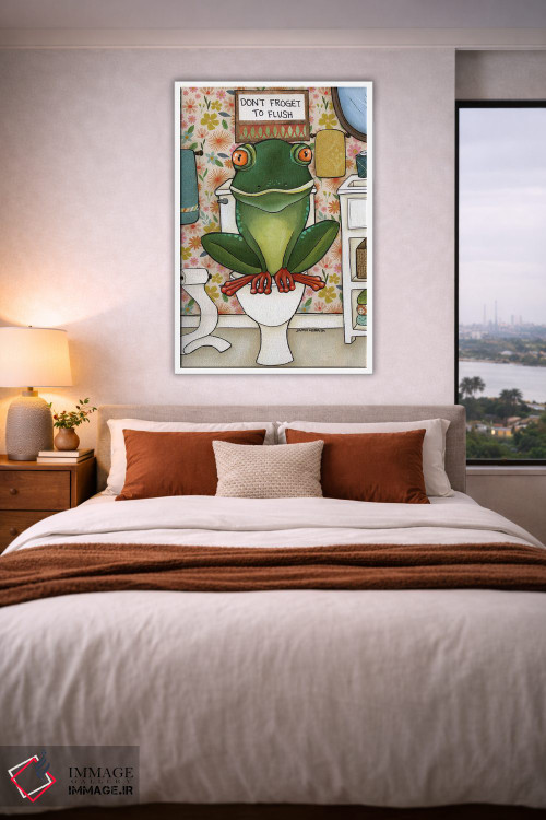 تابلو دکوراتیو فراموش کن سیفون را بکشی اثر جیمی موراث - D3W