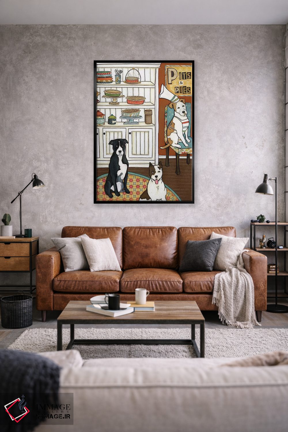 تابلو دکوراتیو پیت ها و پای ها اثر جیمی موراث - D1B