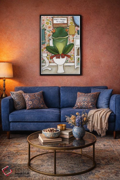 تابلو دکوراتیو فراموش کن سیفون را بکشی اثر جیمی موراث - D5B