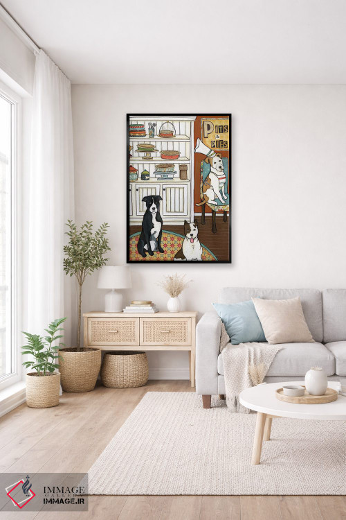تابلو دکوراتیو پیت ها و پای ها اثر جیمی موراث - D4B