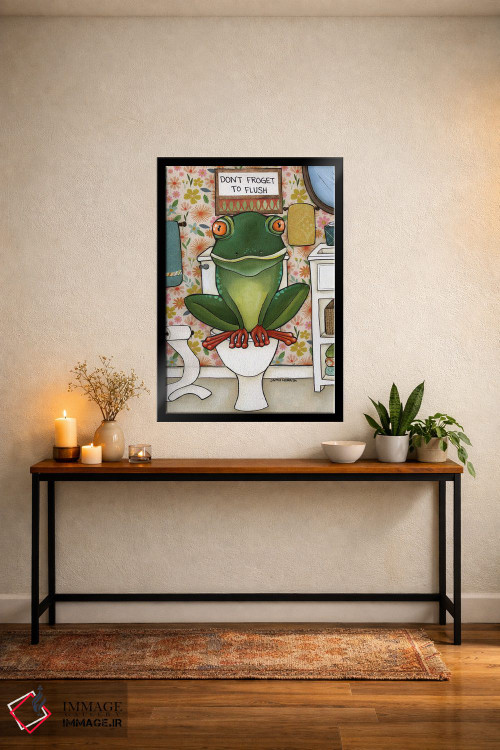 تابلو دکوراتیو فراموش کن سیفون را بکشی اثر جیمی موراث - D6B