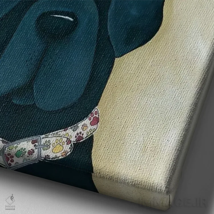 تابلو دکوراتیو گاهی آرزو می کنم اثر جیمی موراث - نمای نزدیک بافت بوم